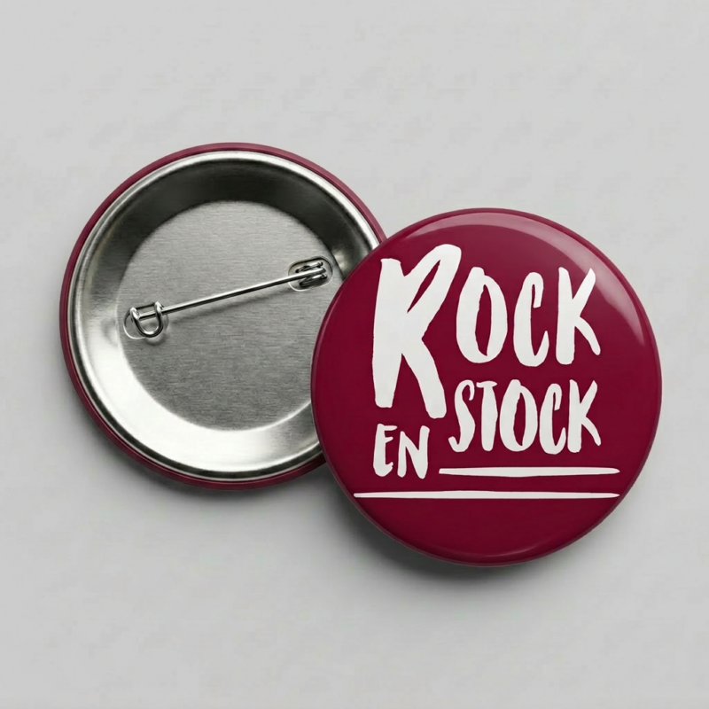 Pin's personnalisé Rock en Stock