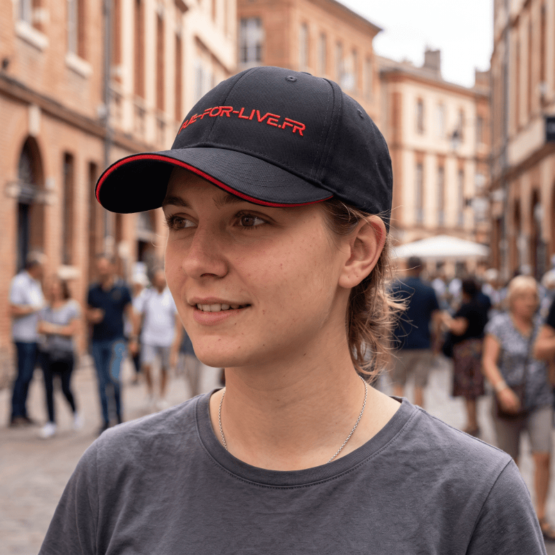 casquette personnalisée full for live
